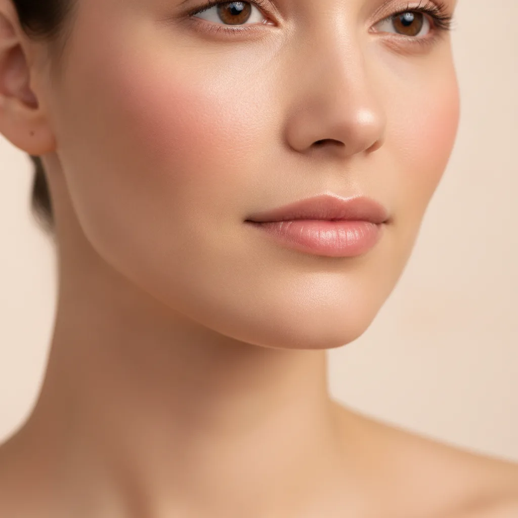 After — Jawline, day 21